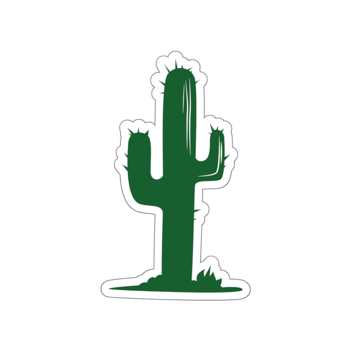 Die-cut stickers - Green Western Cactus X 300