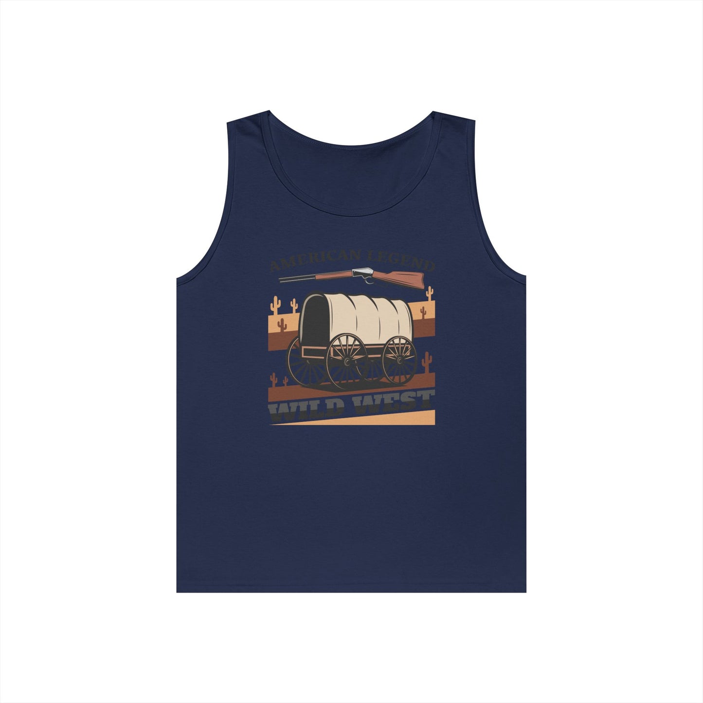 Unisex Heavy Cotton Tank Top - American Legend - Wild West