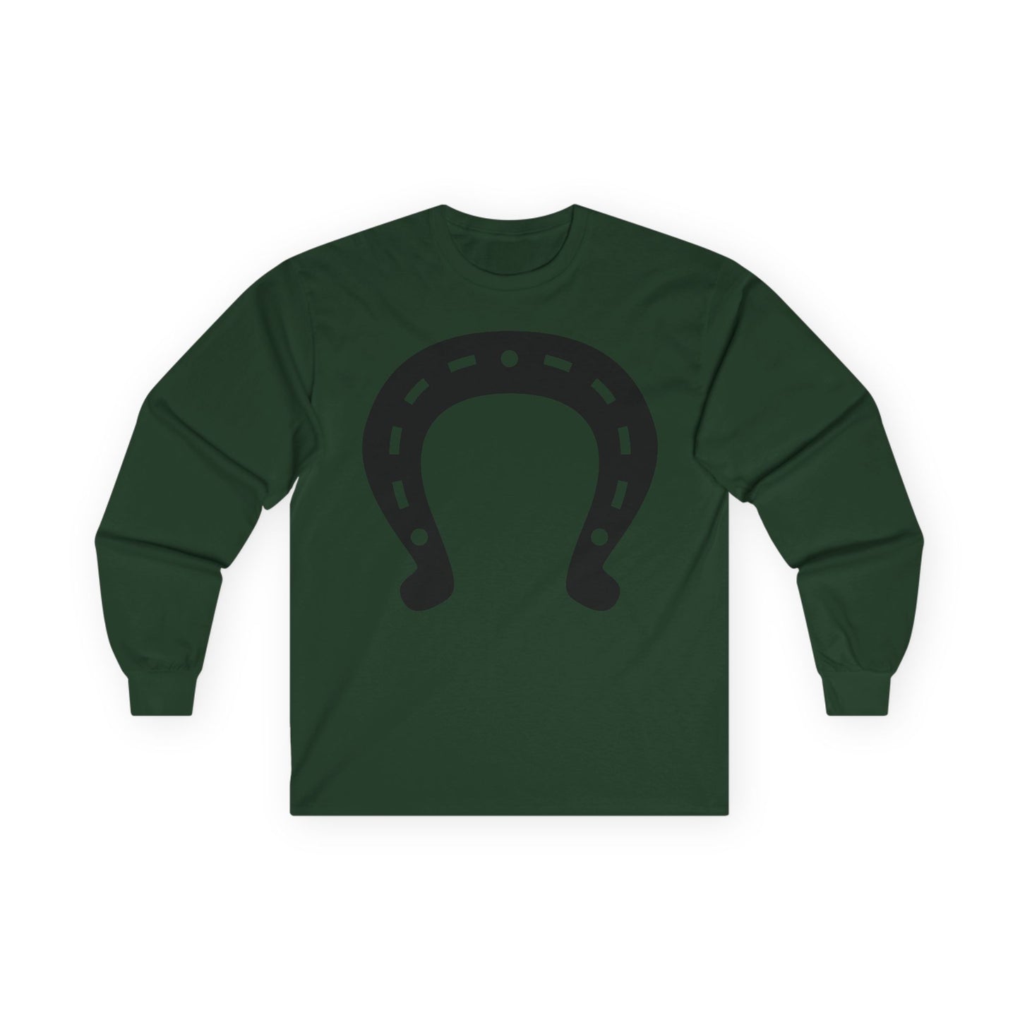 Unisex Ultra Cotton Long Sleeve Tee - Horseshoe X 300