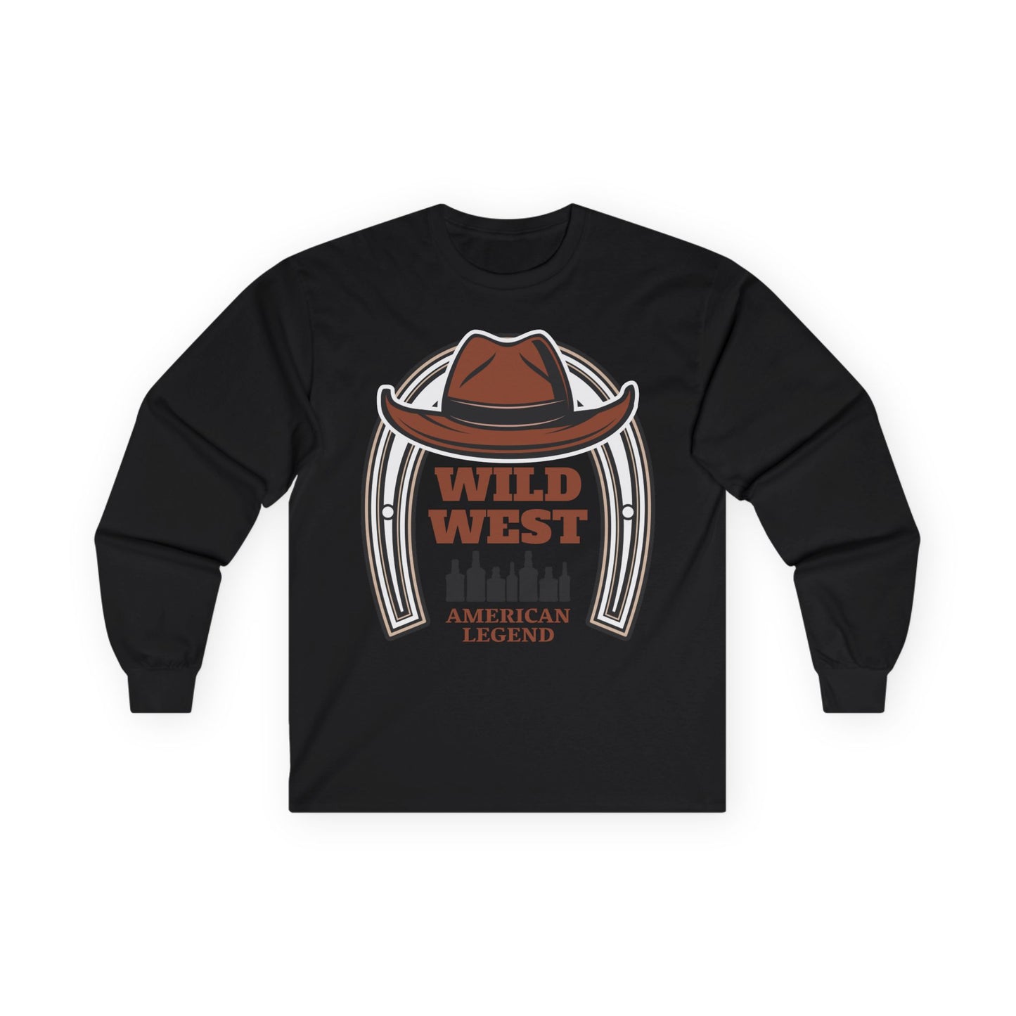 Unisex Ultra Cotton Long Sleeve Tee - Wild West - American Legend