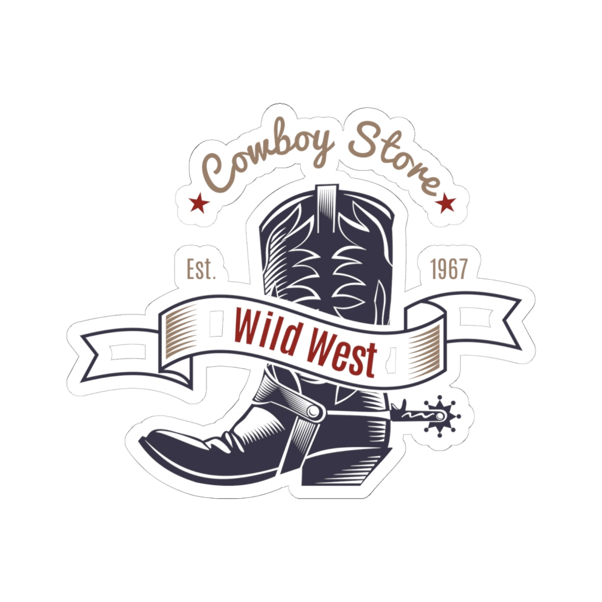 Kiss-Cut Stickers - Cowboy Store