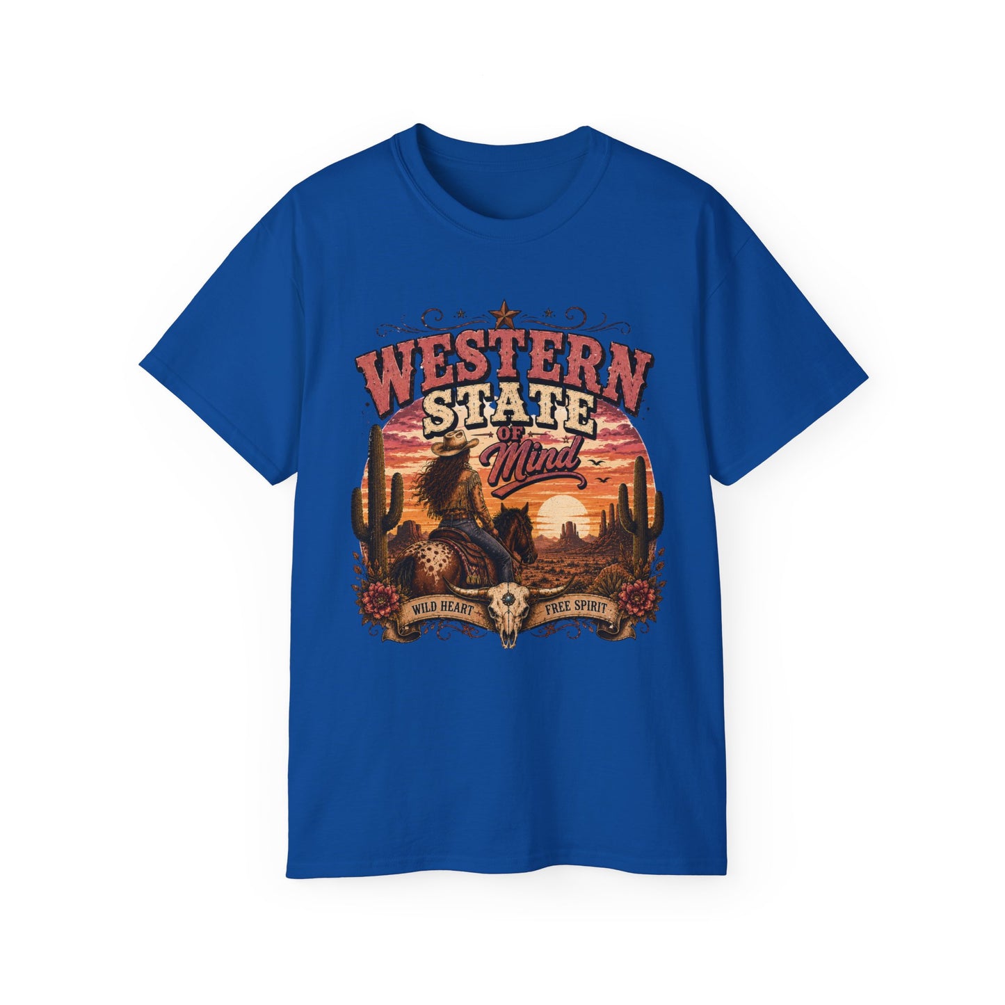 T-Shirt - Western spirit at sunset