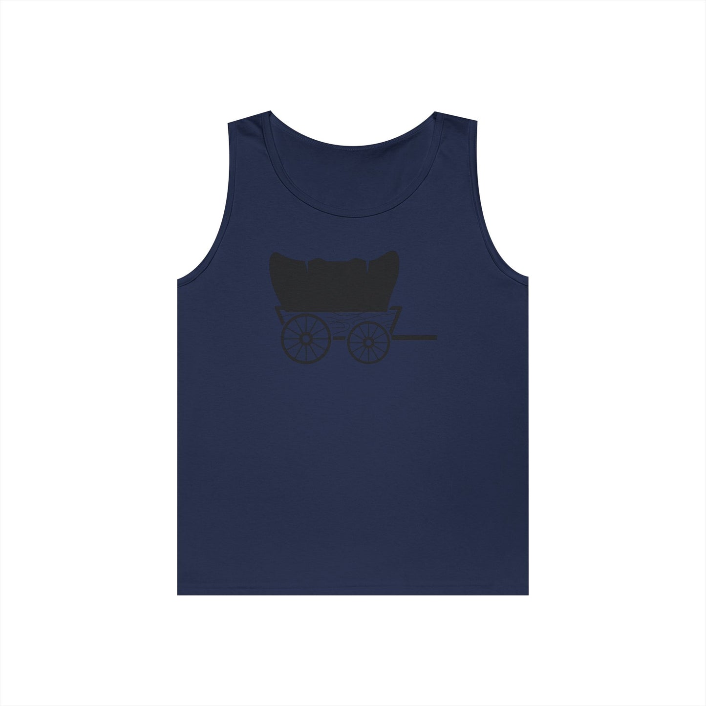 Unisex Heavy Cotton Tank Top - Covered Wagon X 300