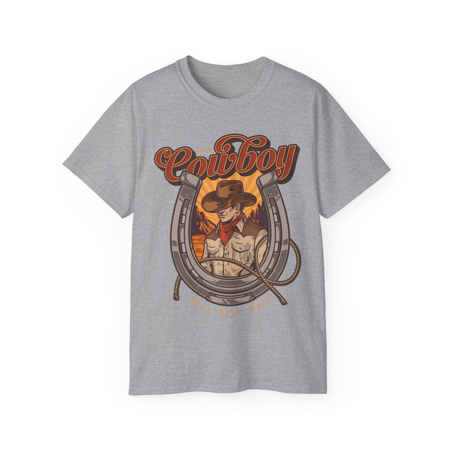 Unisex Ultra Cotton Tee - True Cowboy - Real Wild West