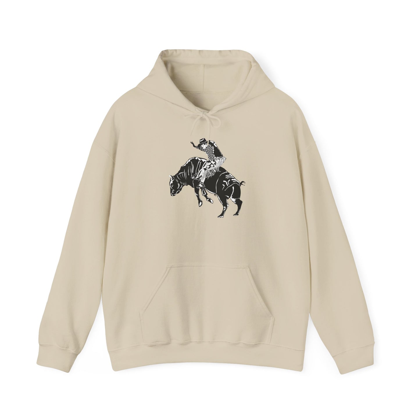 Unisex Hoodie - Cowboy - Bull Rider - BW
