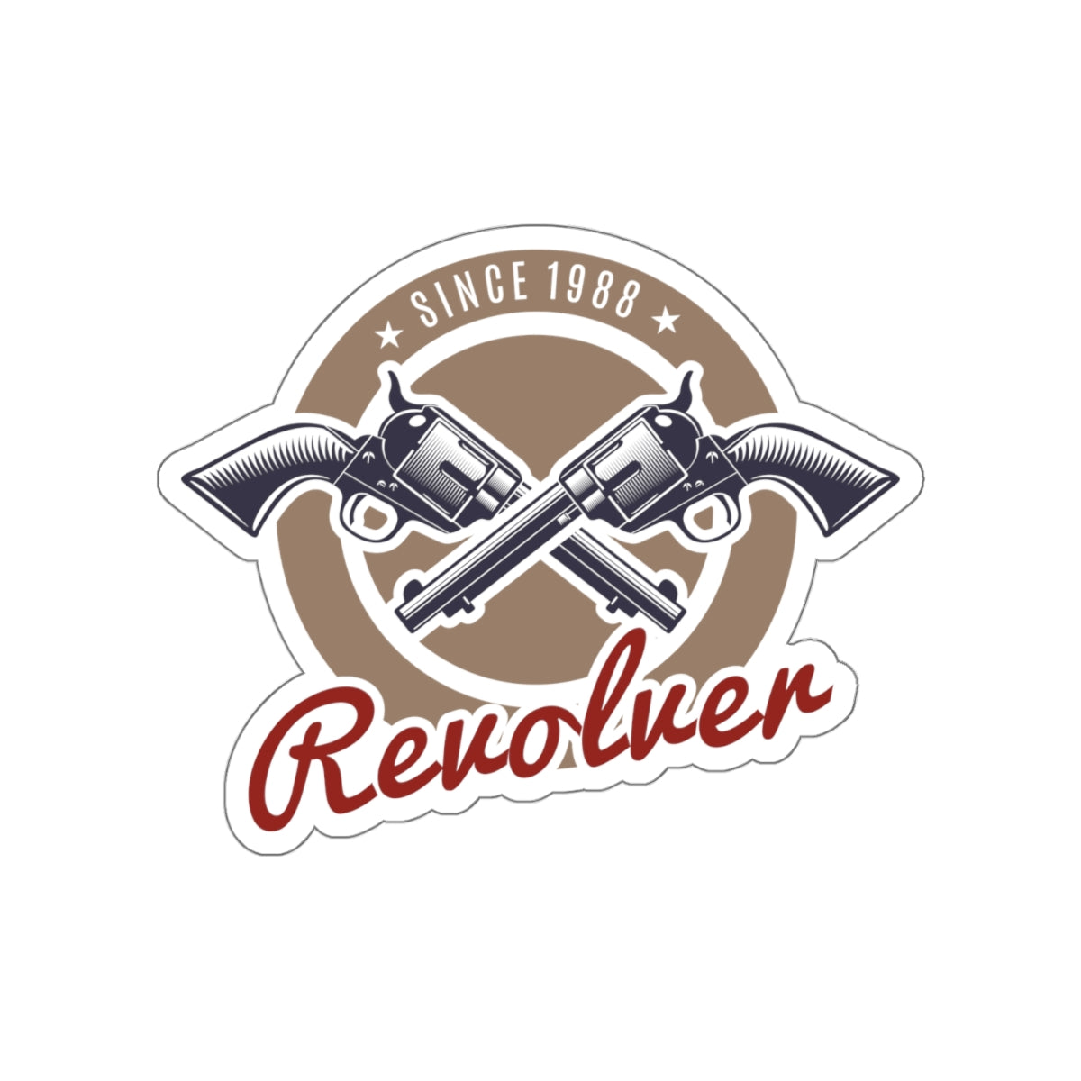 Die-cut stickers - Revolver