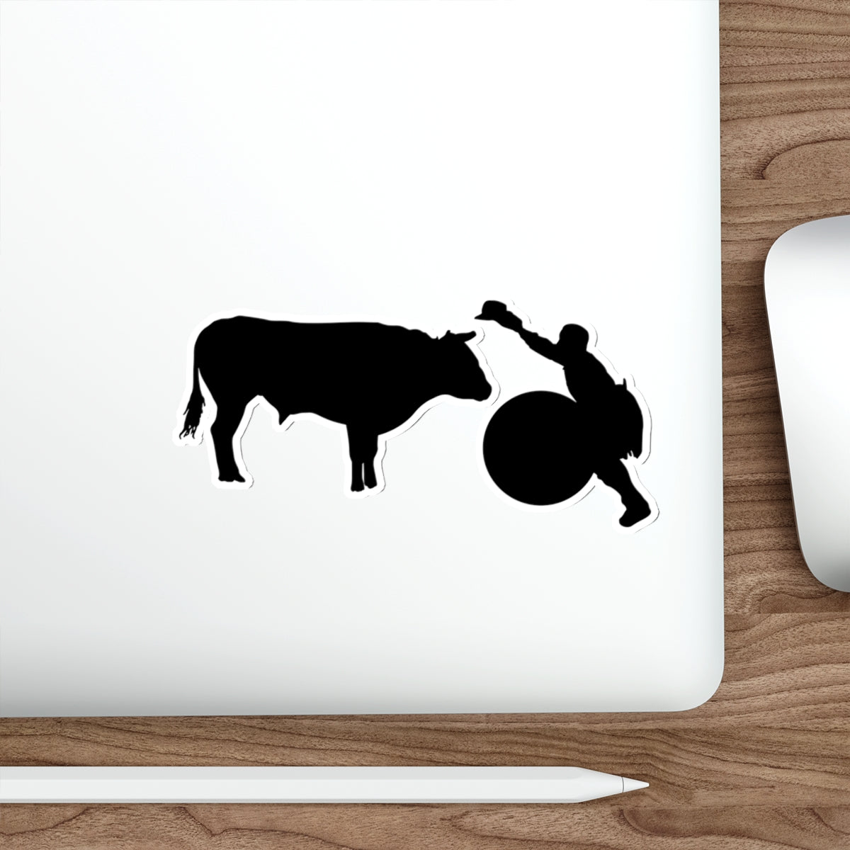 Die-cut stickers - Clown and Bull - Silhouette - V2