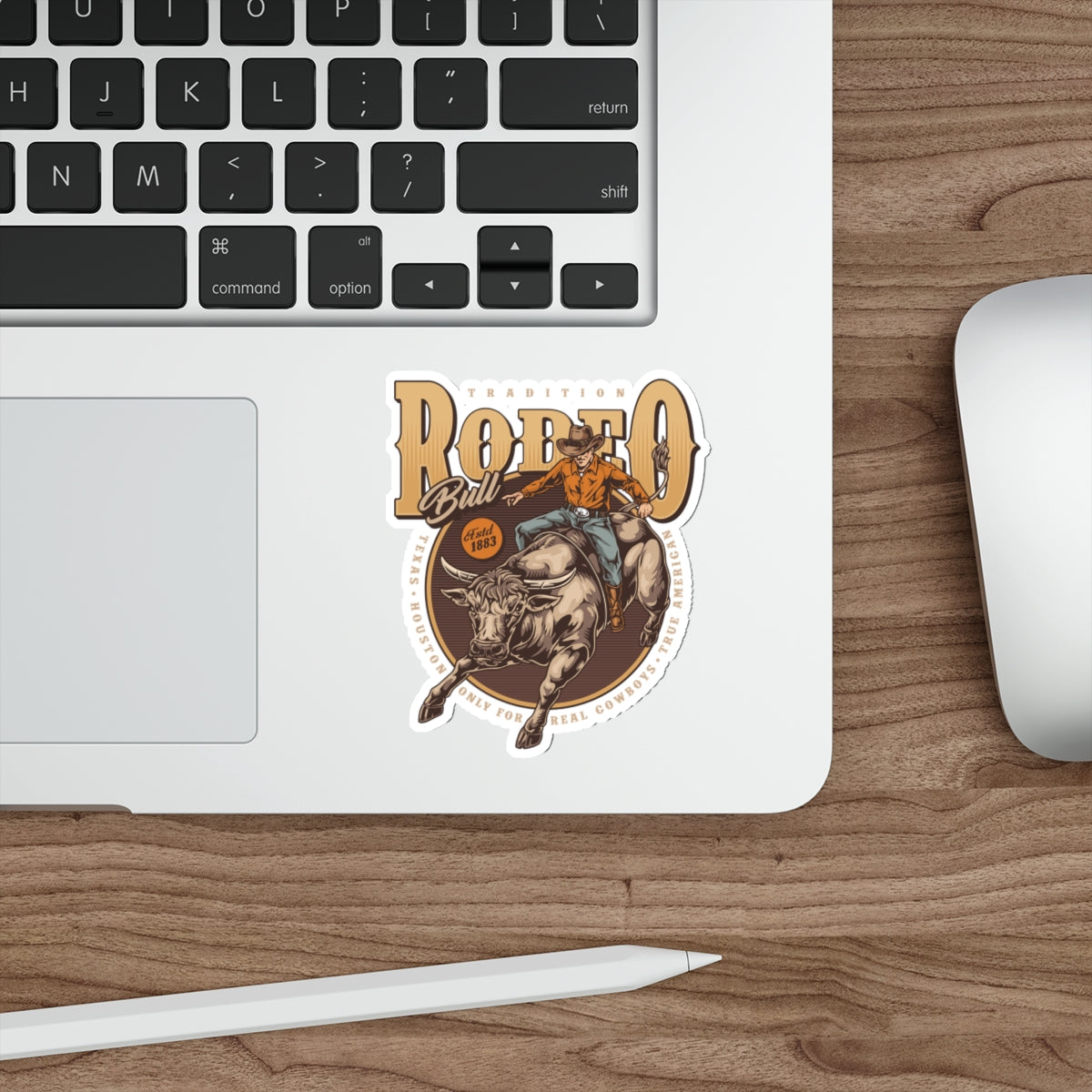 Die-cut stickers - Tradition Rodeo Bull - Real Cowboys