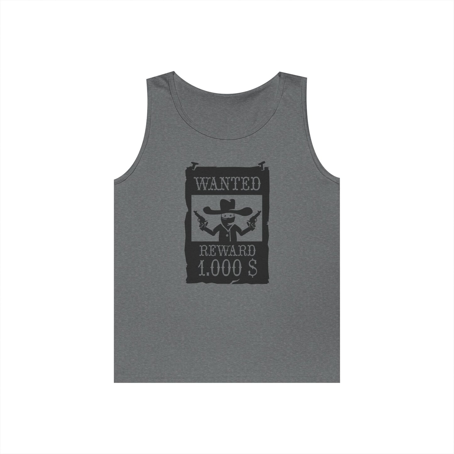 Unisex Heavy Cotton Tank Top - Wanted Poster X 300