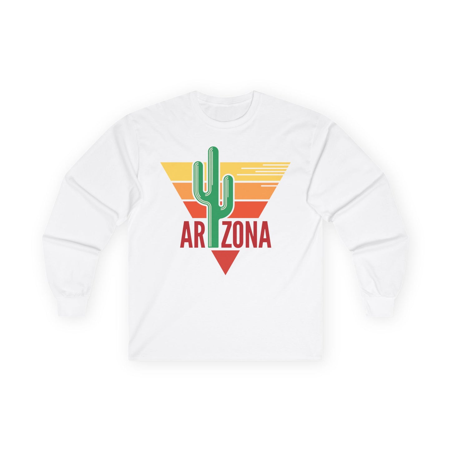 Unisex Ultra Cotton Long Sleeve Tee - Arizona - Red