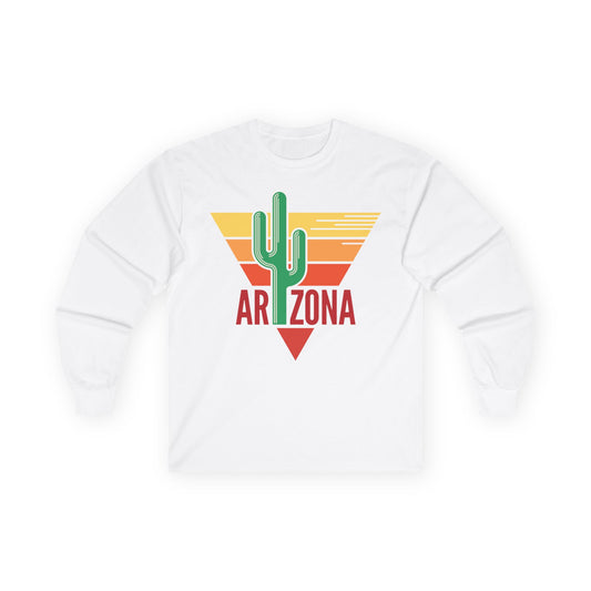 Unisex Ultra Cotton Long Sleeve Tee - Arizona - Red