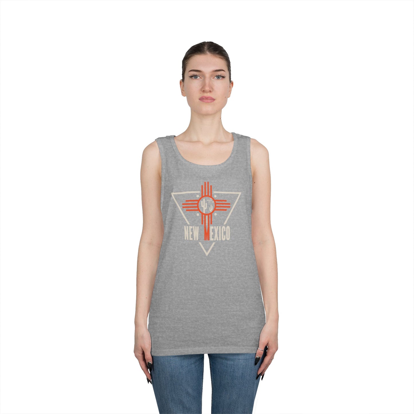 Unisex Heavy Cotton Tank Top - New Mexico