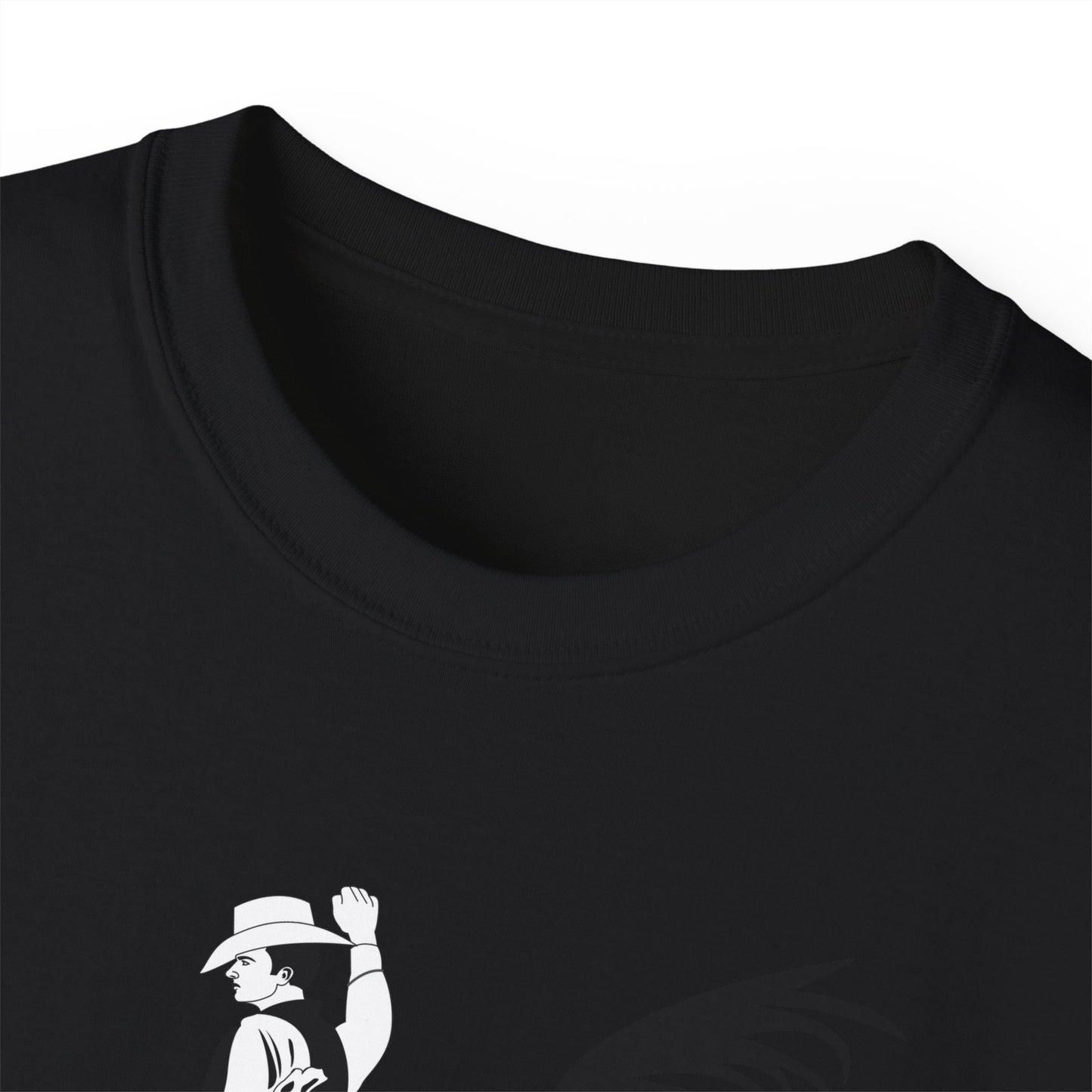 Unisex Ultra Cotton Tee - Cowboy - Bronco Buster - BW