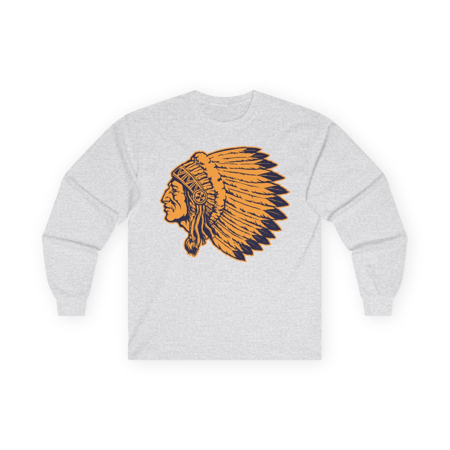 Unisex Ultra Cotton Long Sleeve Tee - Indian Chief