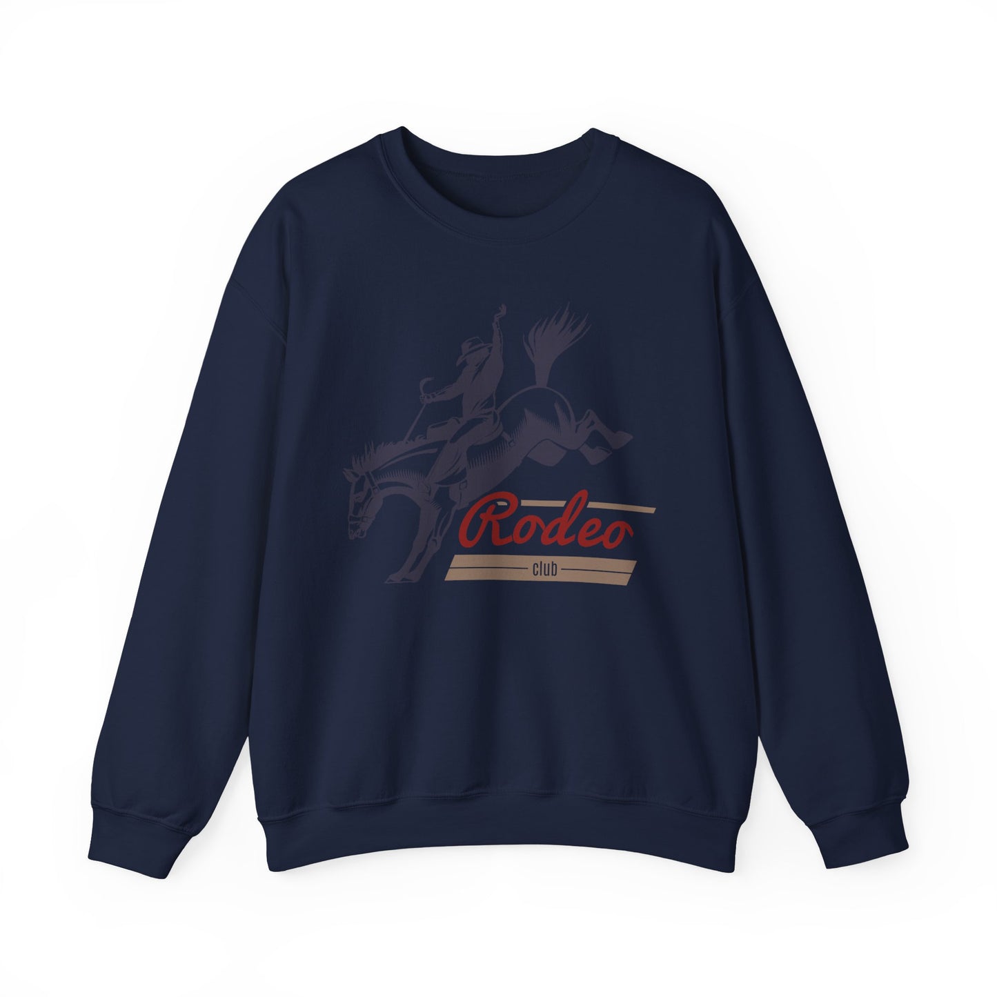 Crewneck Sweatshirt - Western Cowboy - Rodeo Club