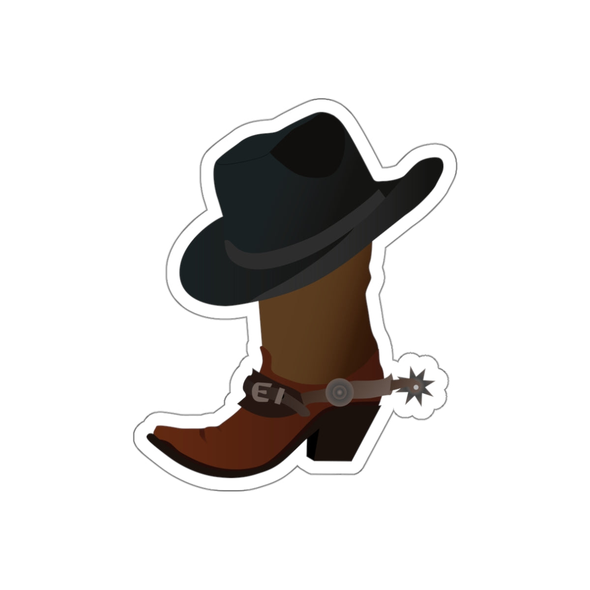Die-cut stickers - Rodeo - Boots and Hat and Spurs