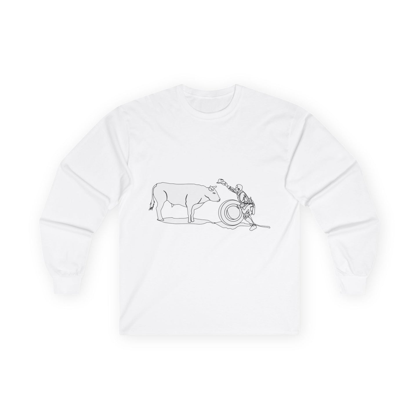 Unisex Ultra Cotton Long Sleeve Tee - Clown and Bull - LA