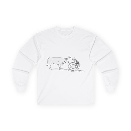 Unisex Ultra Cotton Long Sleeve Tee - Clown and Bull - LA