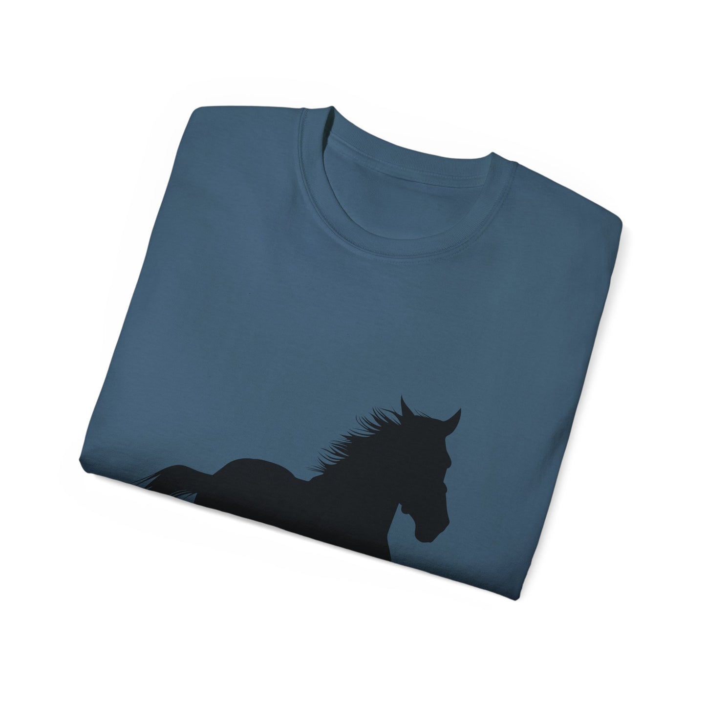 Unisex Ultra Cotton Tee - Wild Horse - Running Leaning Left X 300