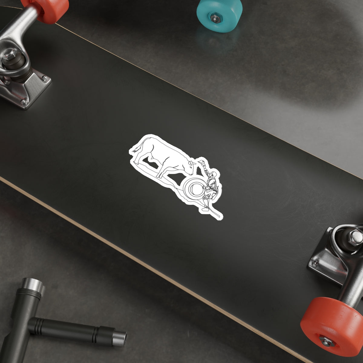 Die-cut stickers - Clown and Bull - LA