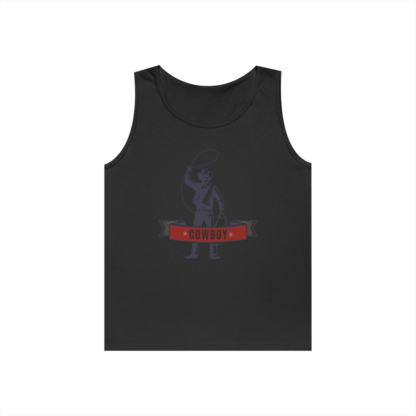 Unisex Heavy Cotton Tank Top - Cowboy - The Wild West
