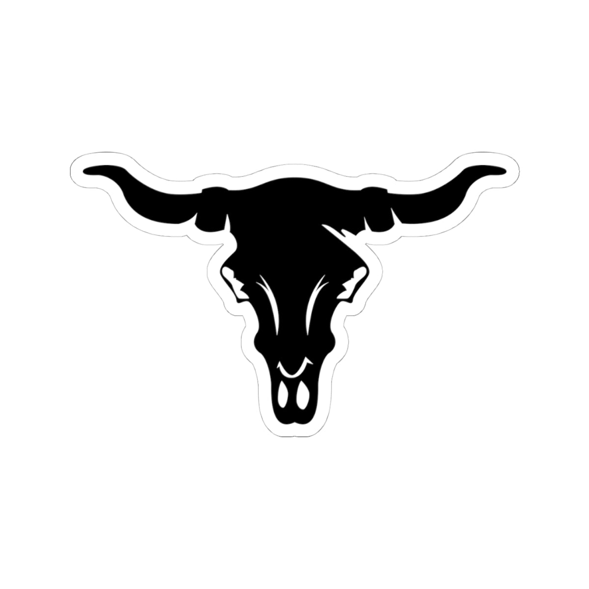 Kiss-Cut Stickers - Cattle Skull X 300