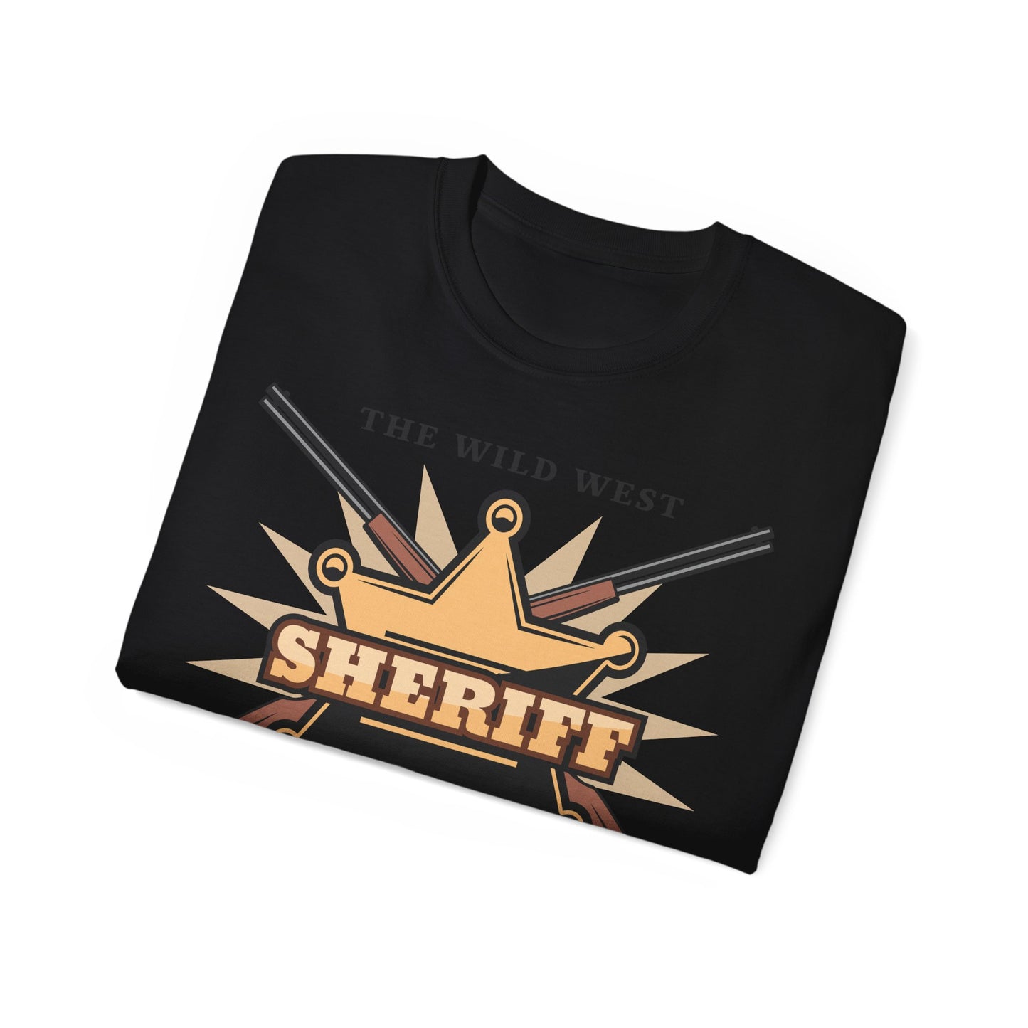 Unisex Ultra Cotton Tee - Western Cowboy - The Wild West - Sheriff Department