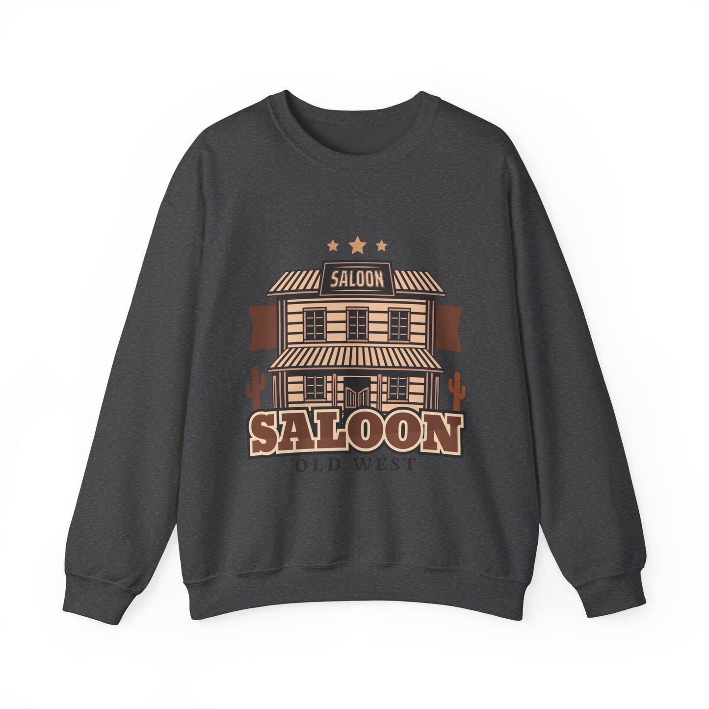 Crewneck Sweatshirt - American Cowboy - Saloon - Wild West