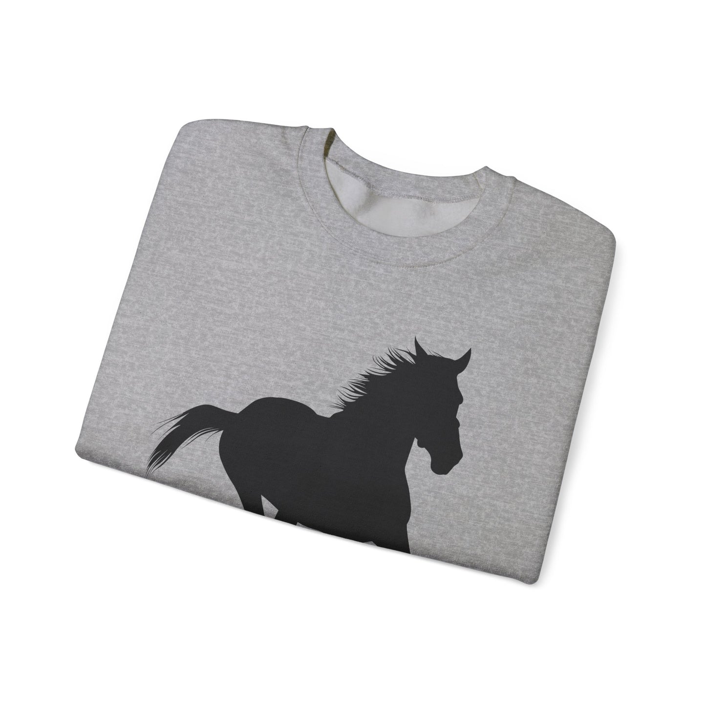 Crewneck Sweatshirt - Wild Horse - Running Leaning Left X 300