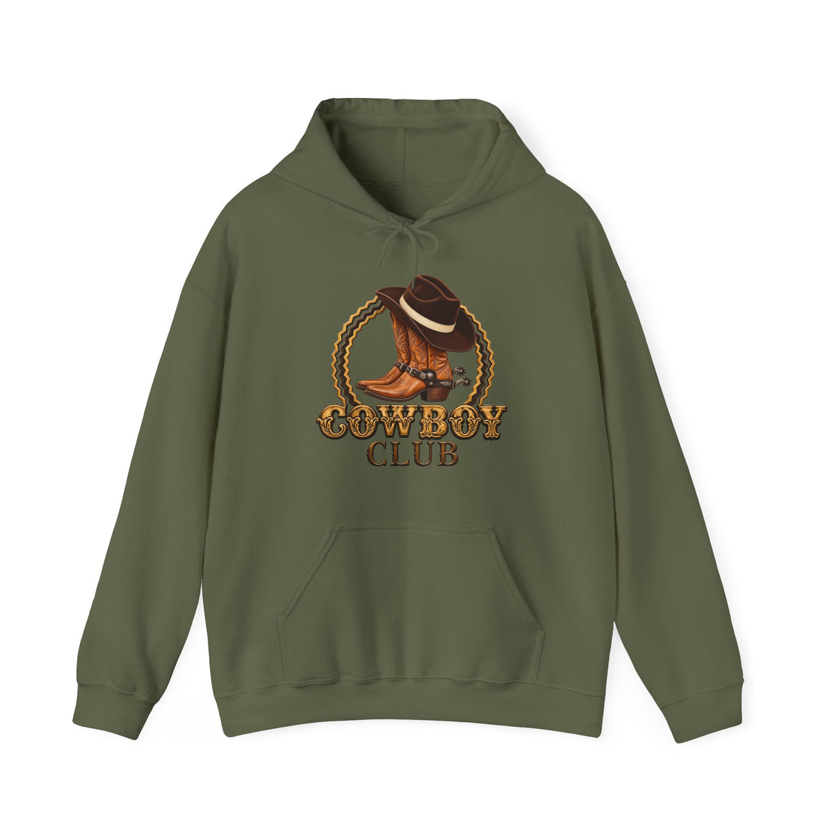 Hoodie — Cowboys - Cowboy Club - Color - 3D Transparent