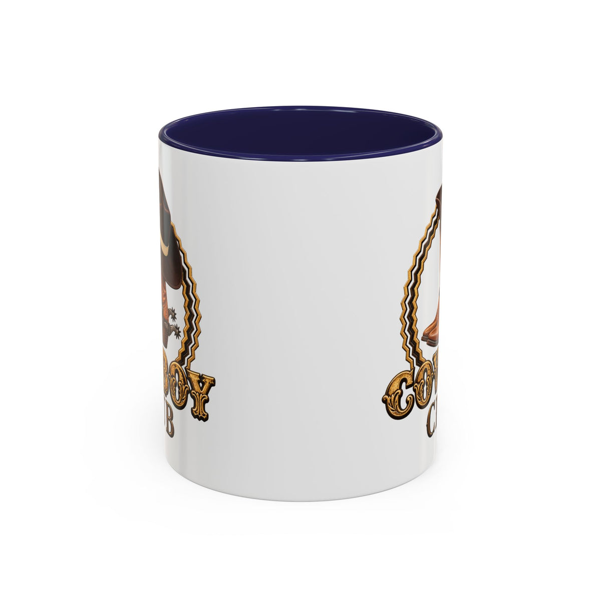 Accent Coffee Mug (11, 15oz) - Cowboys - Cowboy Club - Color - 3D Transparent