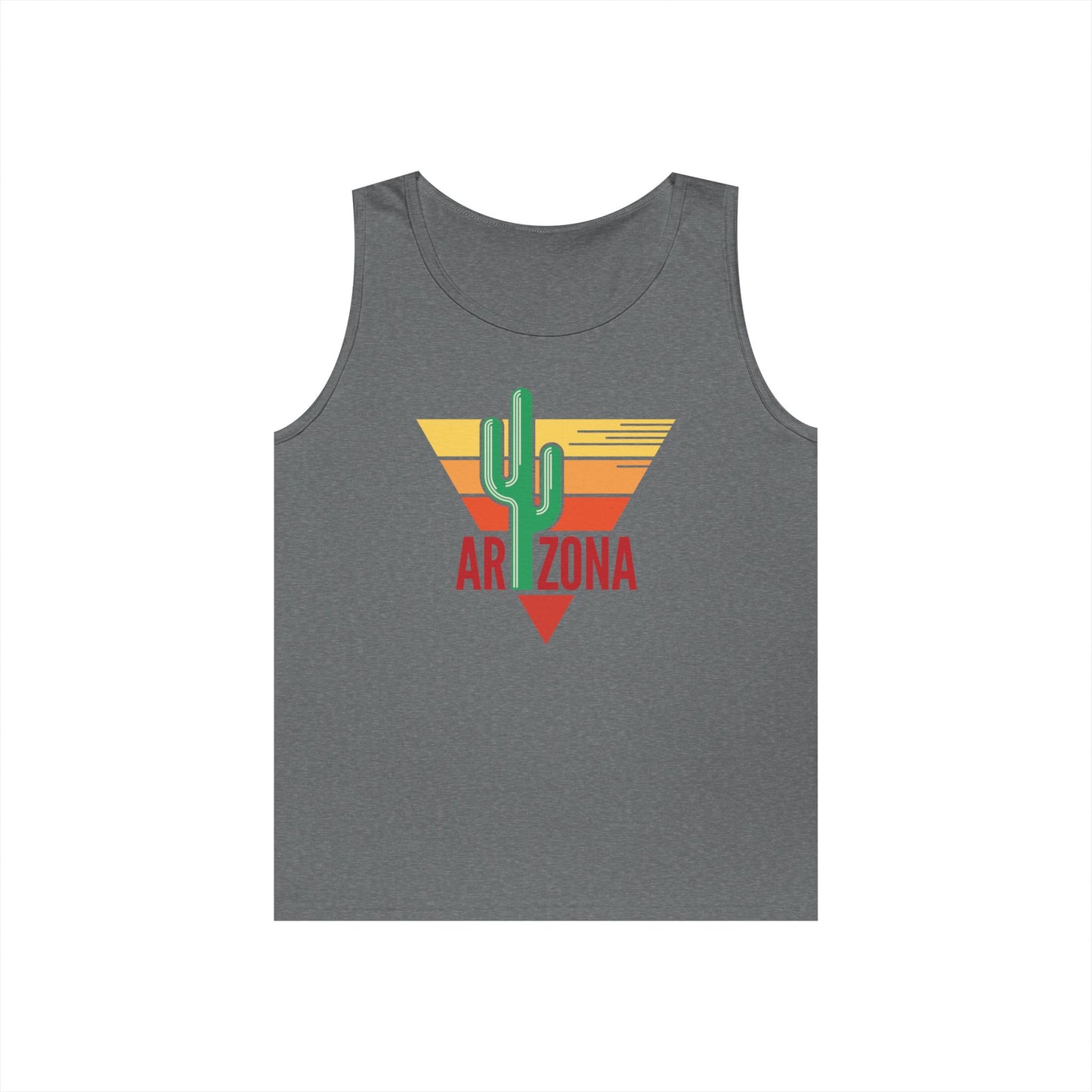 Unisex Heavy Cotton Tank Top - Arizona - Red