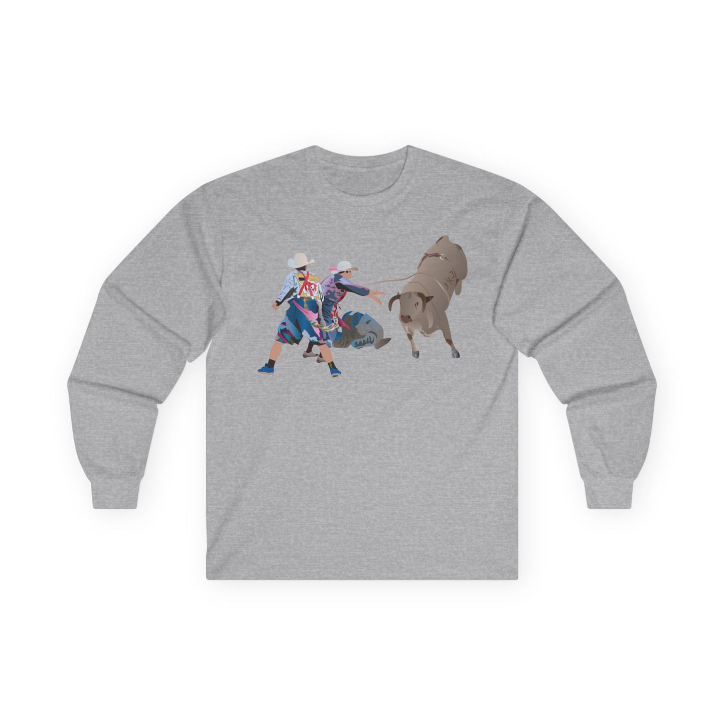 Unisex Ultra Cotton Long Sleeve Tee - Clowns and Bull