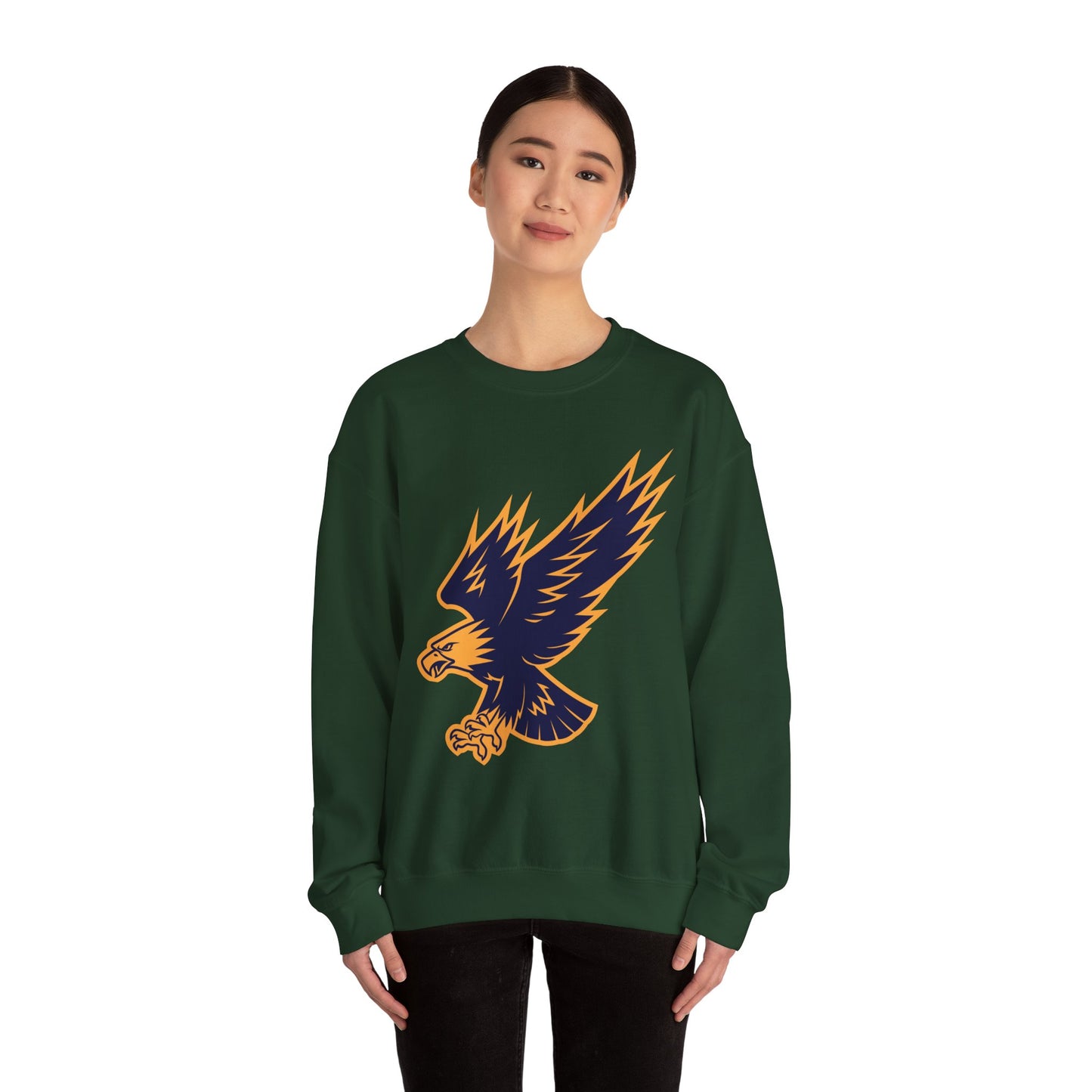 Crewneck Sweatshirt - Attacking Eagle