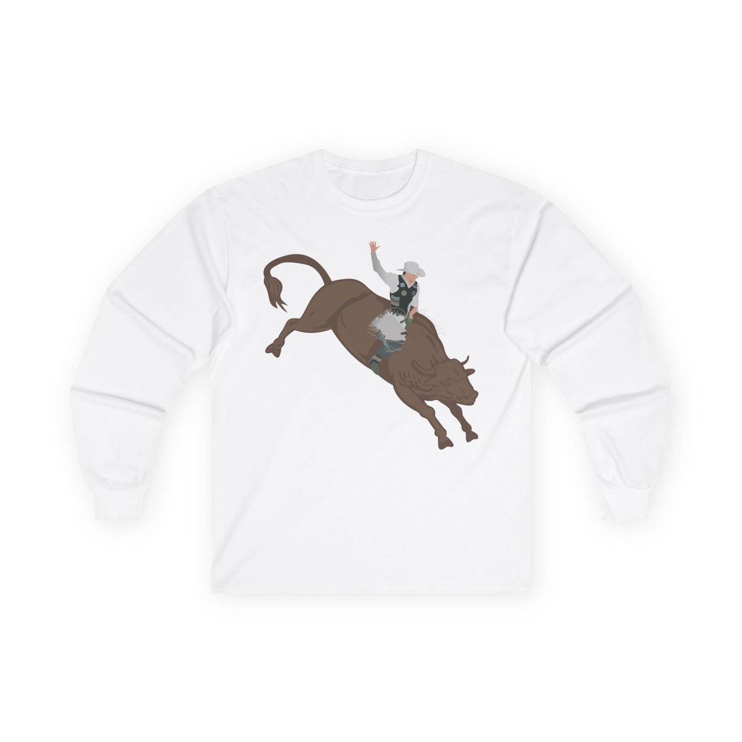 Unisex Ultra Cotton Long Sleeve Tee - Cowboy - V2