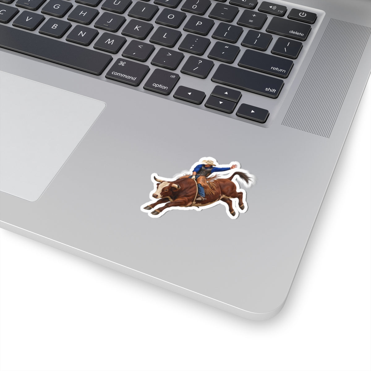 Kiss-Cut Stickers - Cowboys - Bull Rider - Mid Ride - without Text - 3D Transparent