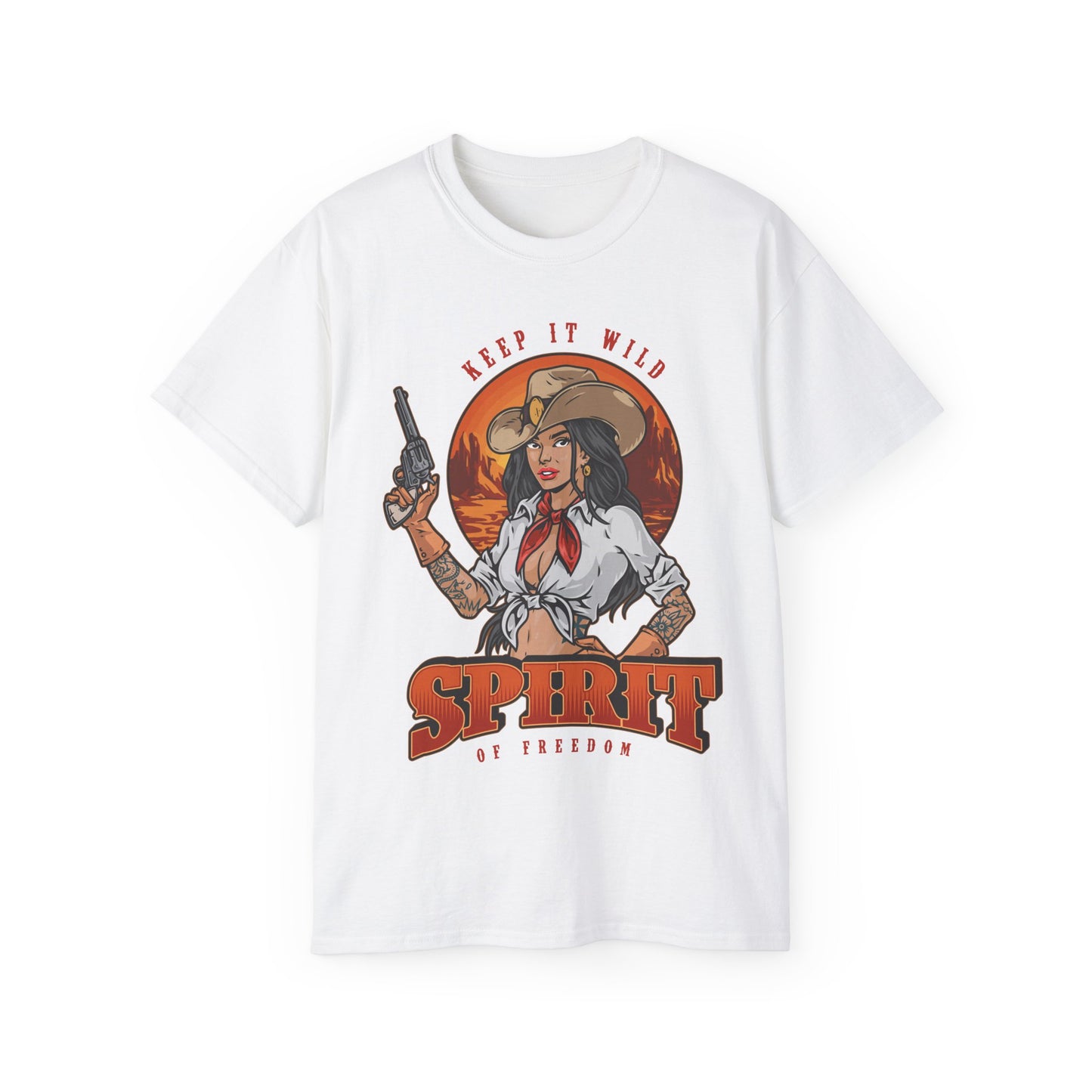 Unisex Ultra Cotton Tee - Keep It Wild - Spirit of Freedom