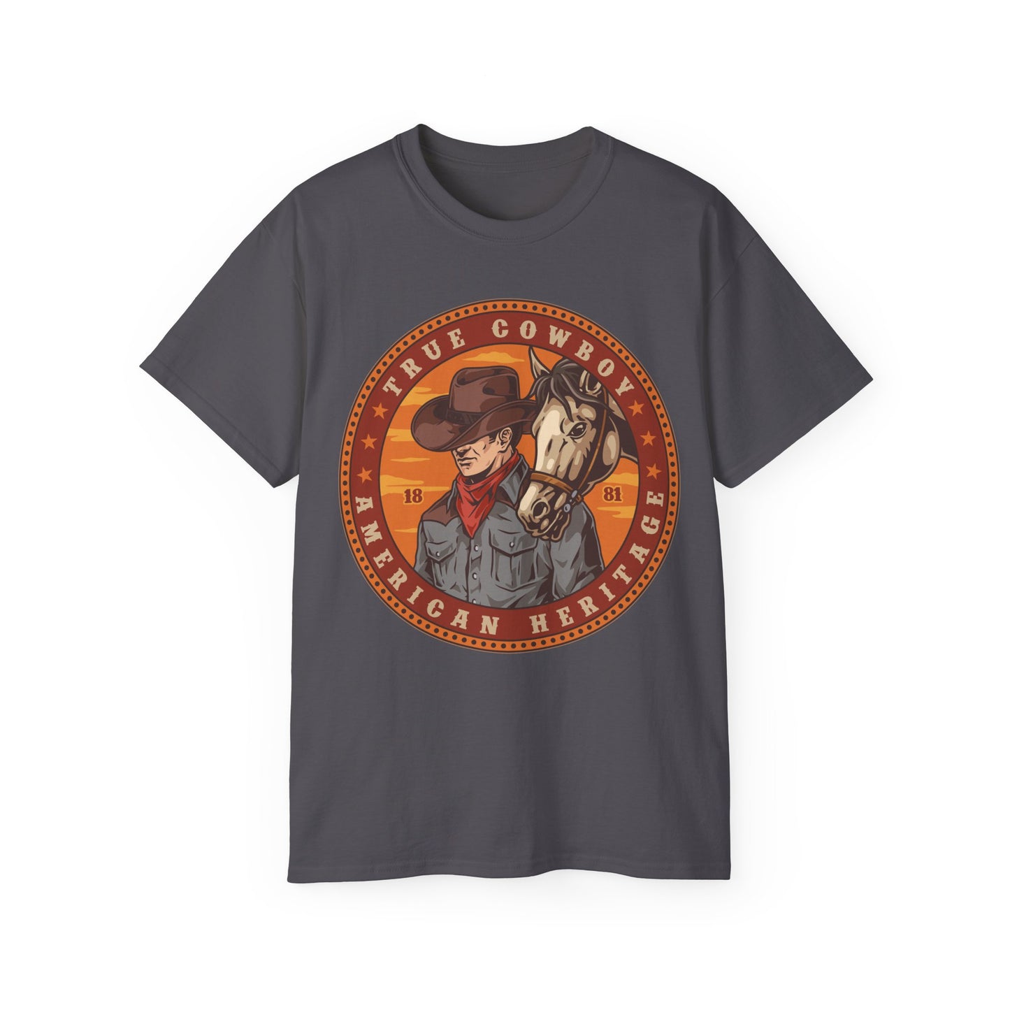 Unisex Ultra Cotton Tee - True Cowboy - American Heritage
