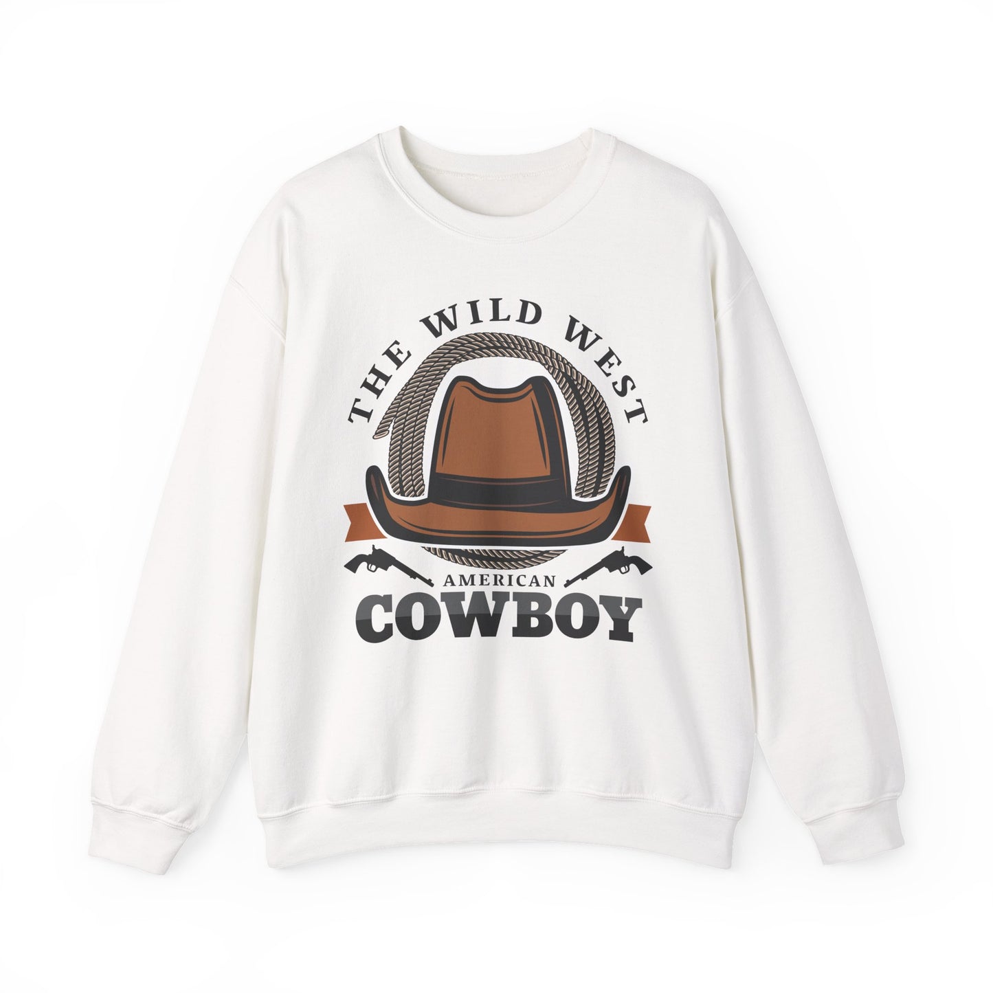 Crewneck Sweatshirt - The Wild West - American Cowboy