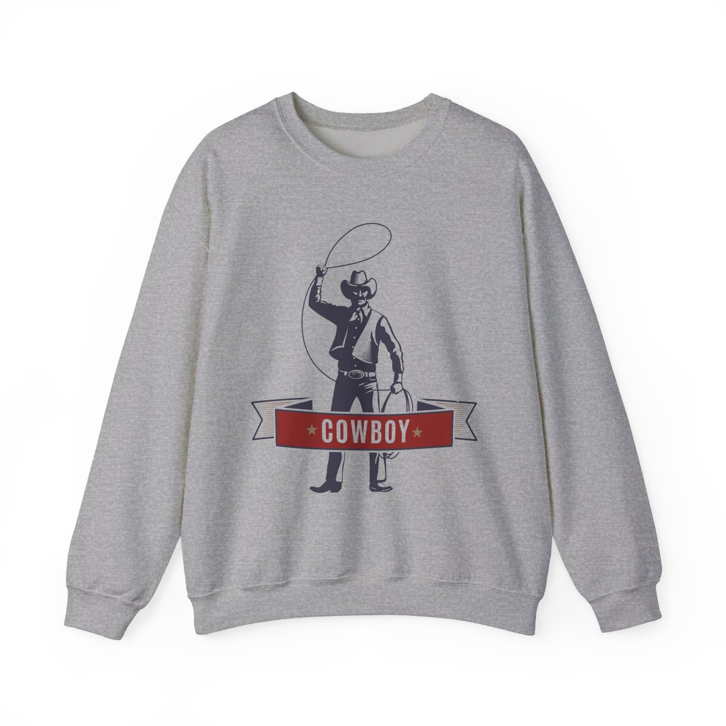 Crewneck Sweatshirt - Cowboy - The Wild West