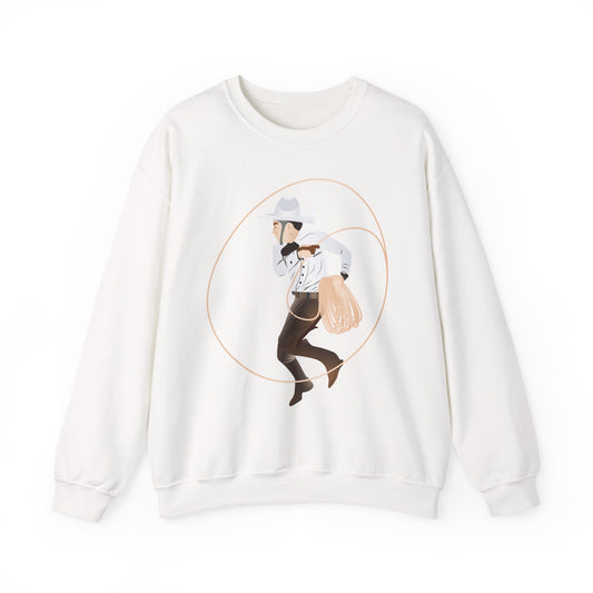 Crewneck Sweatshirt - Rodeo - Mexican Cowboy - Lariat