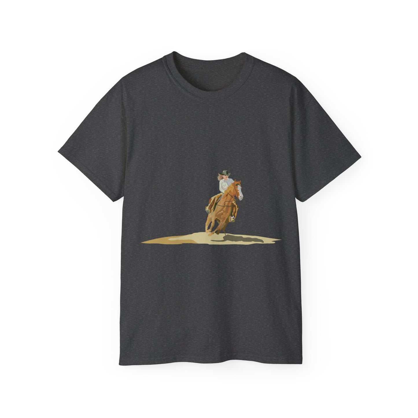 Unisex Ultra Cotton Tee - Rodeo - Cow Girl
