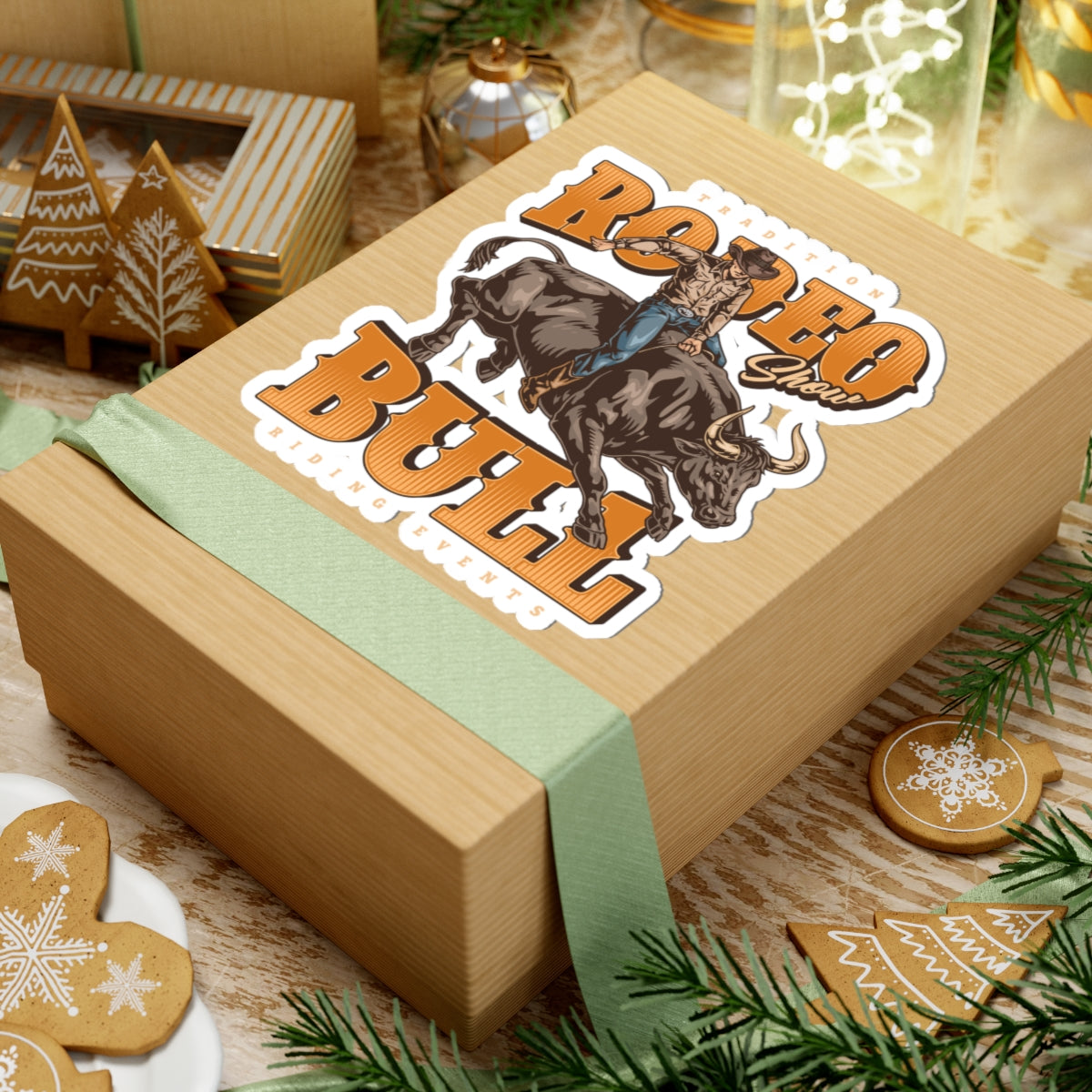 Kiss-Cut Stickers - Tradition Rodeo Show - Bull Riding Events