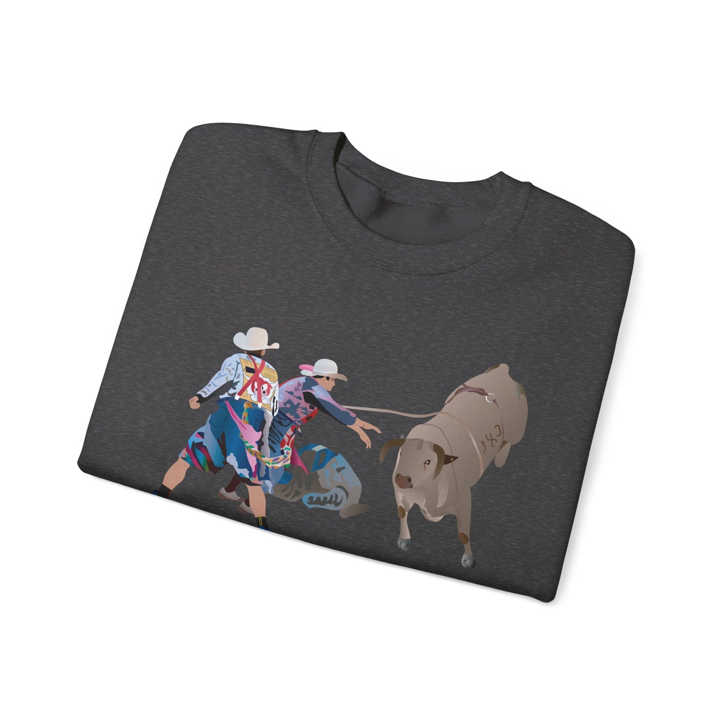 Crewneck Sweatshirt - Clowns and Bull