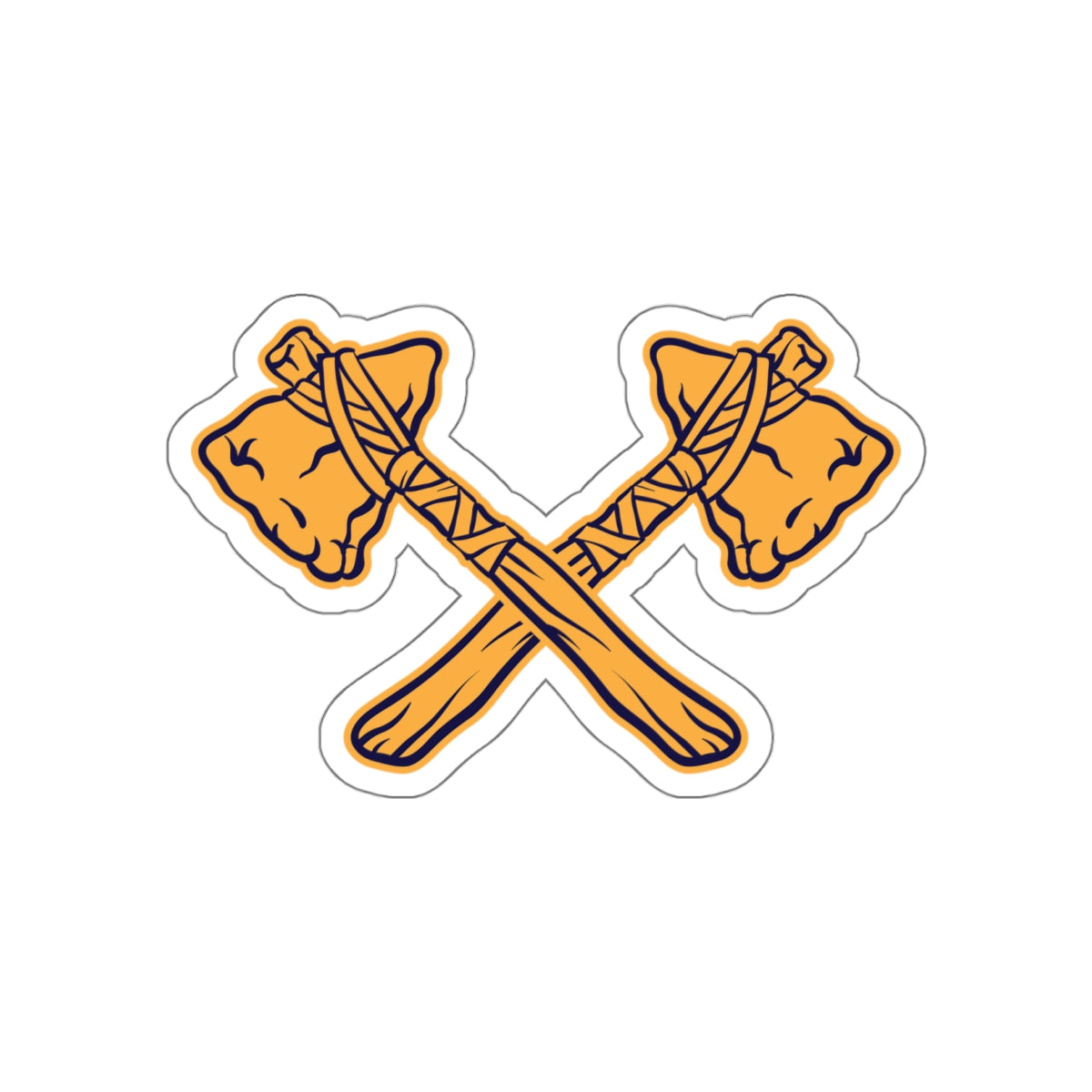 Die-cut stickers - Crossed Tomahawks