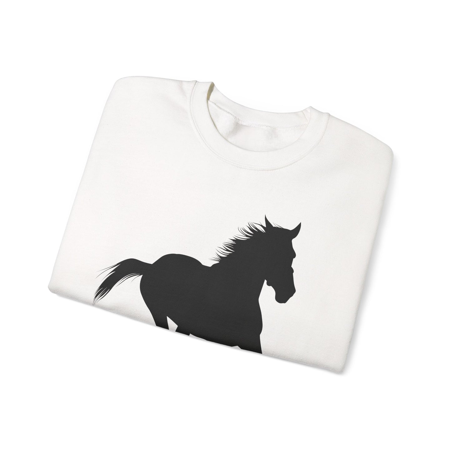 Crewneck Sweatshirt - Wild Horse - Running Leaning Left X 300