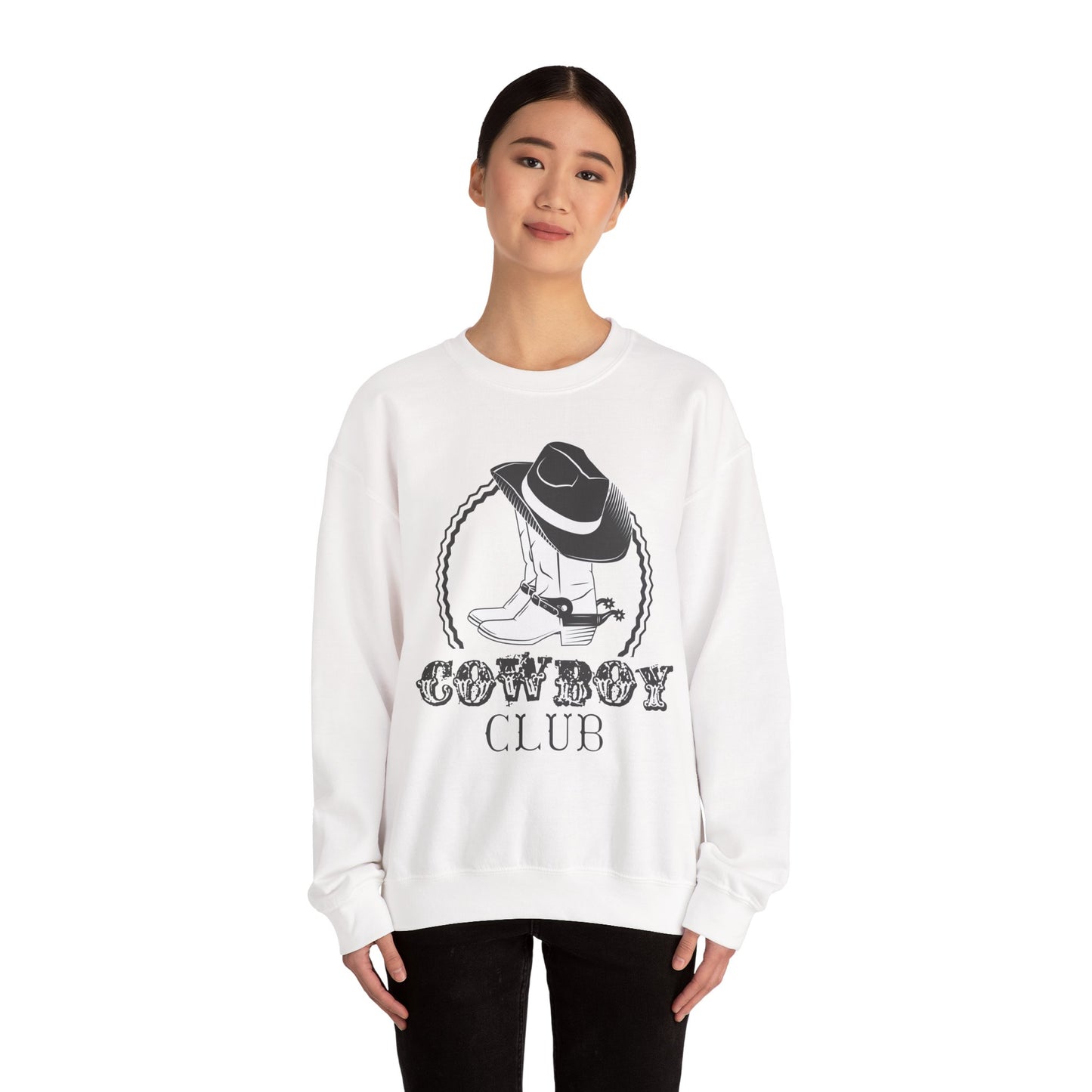 Crewneck Sweatshirt - Cowboy Club