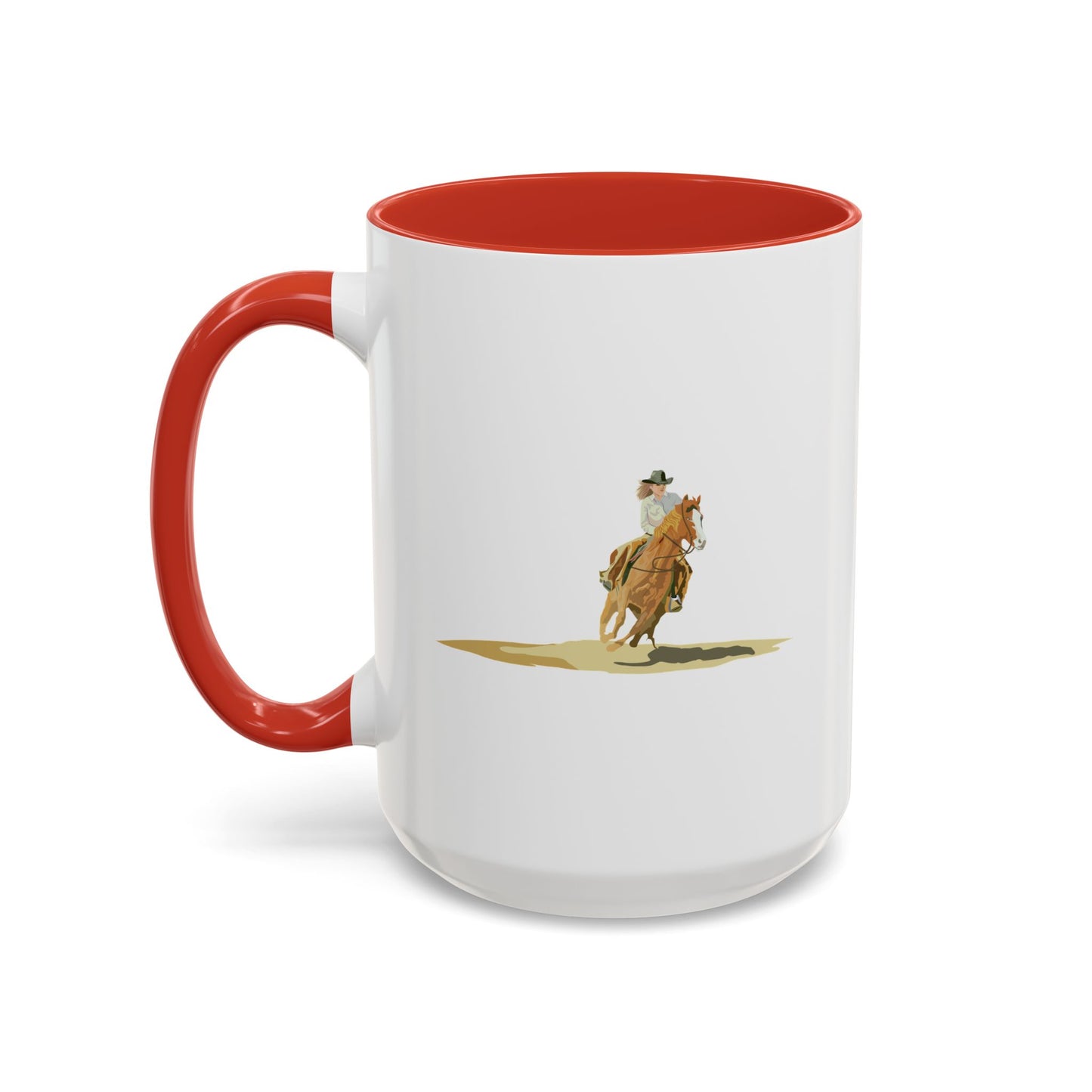 Accent Coffee Mug (11, 15oz) - Rodeo - Cow Girl