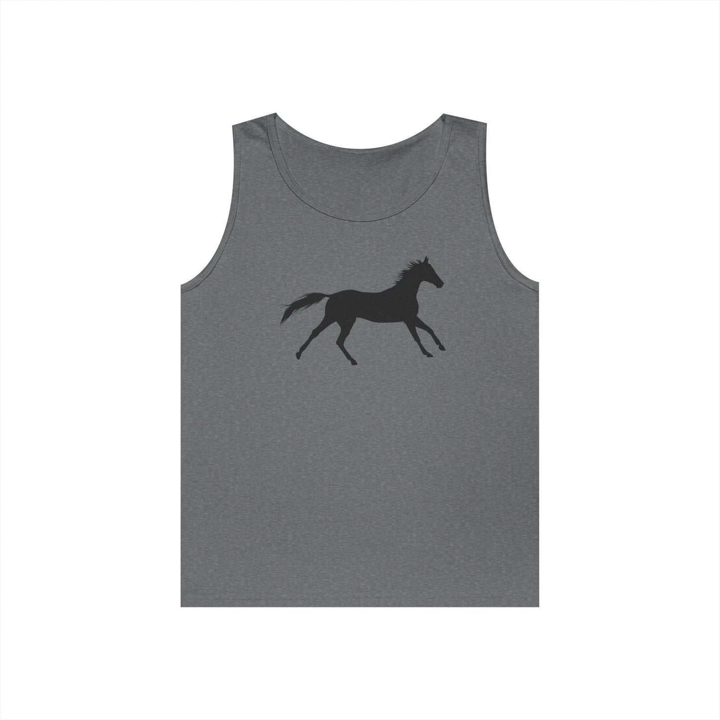 Unisex Heavy Cotton Tank Top - Wild Horse - Running X 300