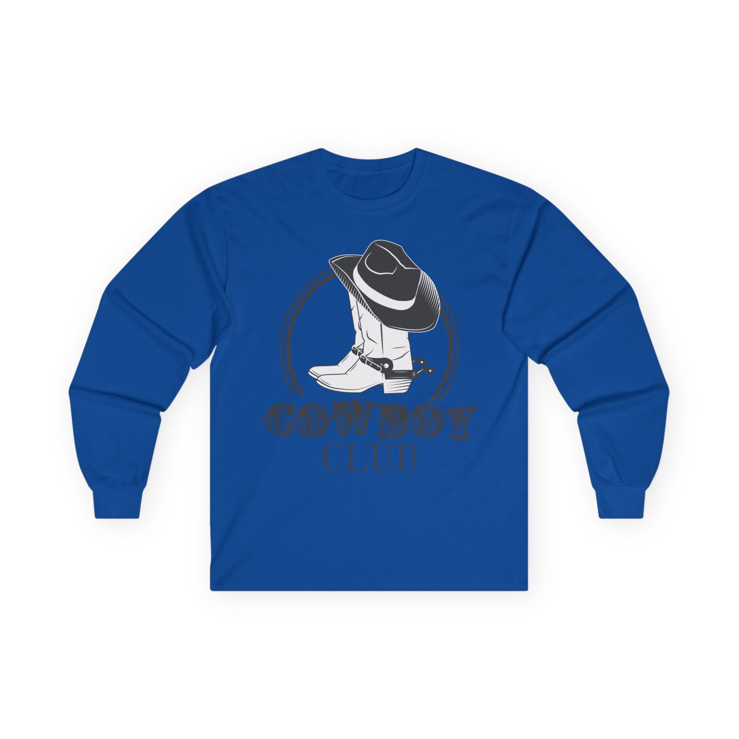 Unisex Ultra Cotton Long Sleeve Tee - Cowboy Club